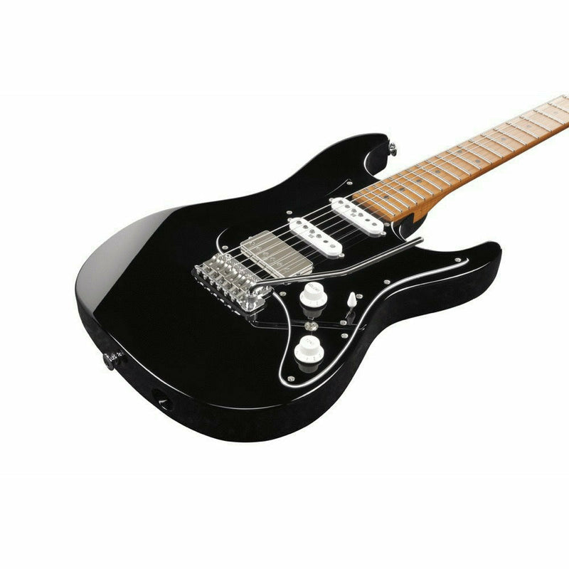 Ibanez AZ2204B BK Prestige Electric Guitar W/Case - Black – Guitar USA